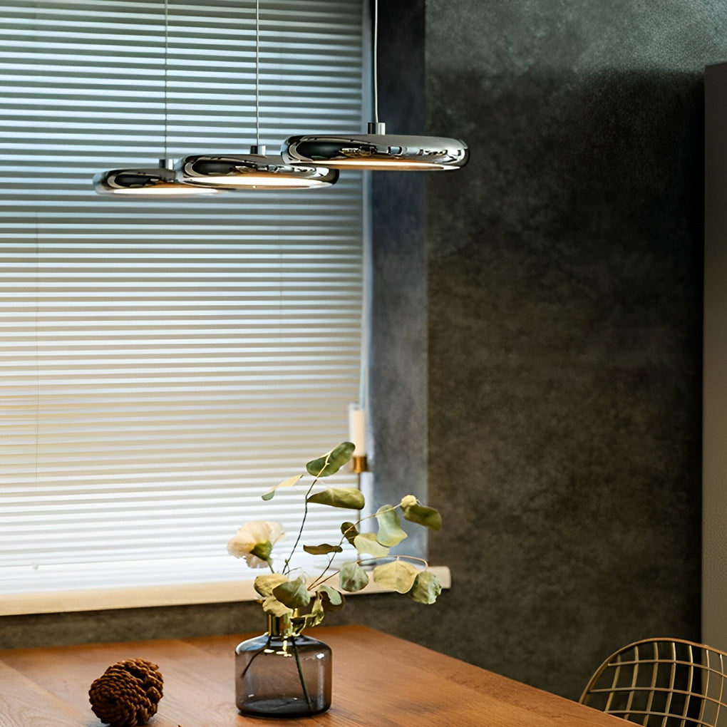 WINTHROP CIRCULAR REFLECTIVE ACRYLIC LED CHANDELIER