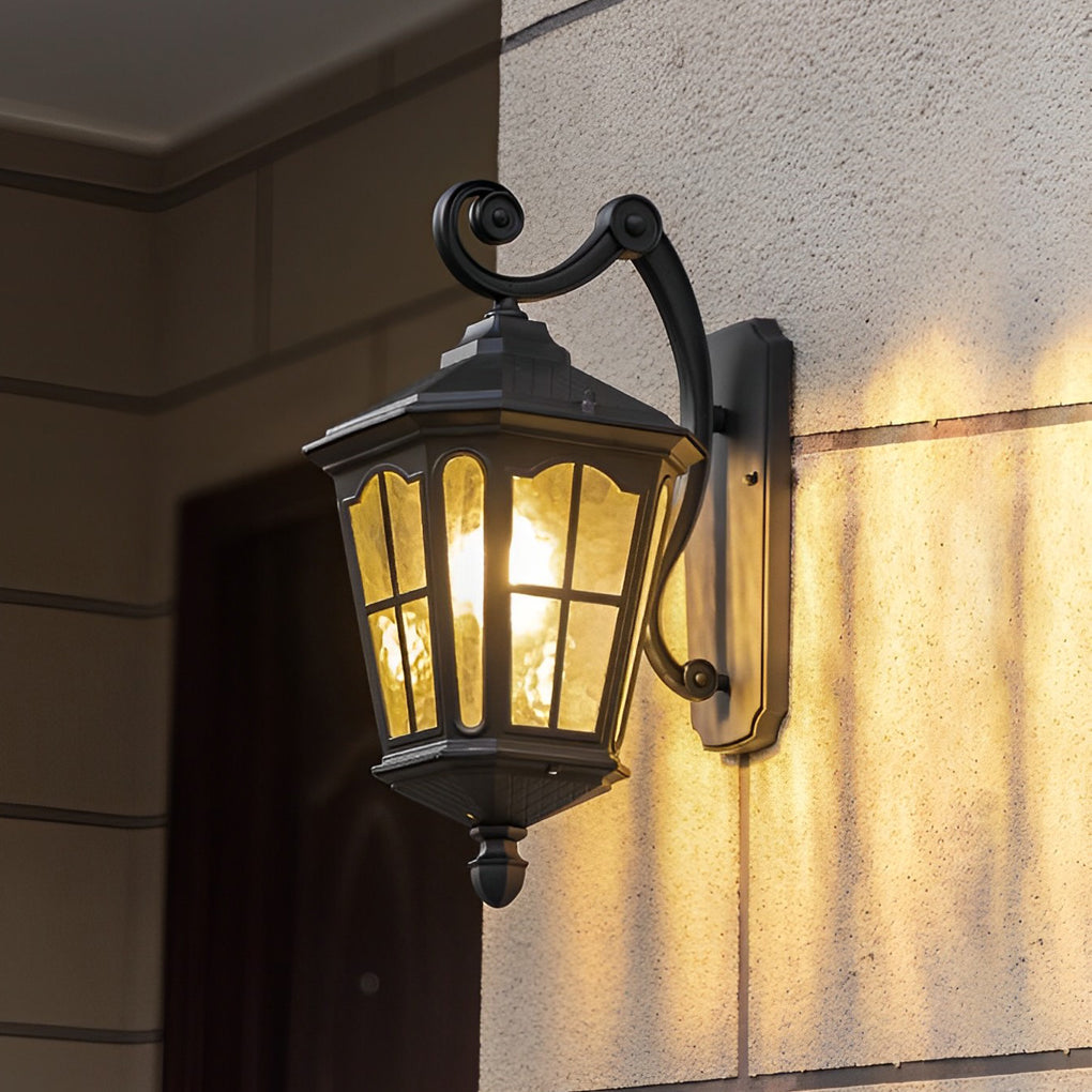 WHITBY SOLAR-POWERED ALUMINUM WALL SCONCE WITH WATER-RESISTANT LED LIGHTING