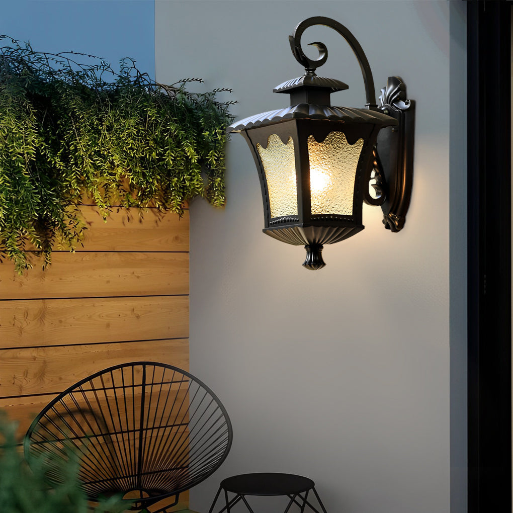 WINDSOR HARBOR VINTAGE GLASS WALL SCONCE WITH LED ILLUMINATION