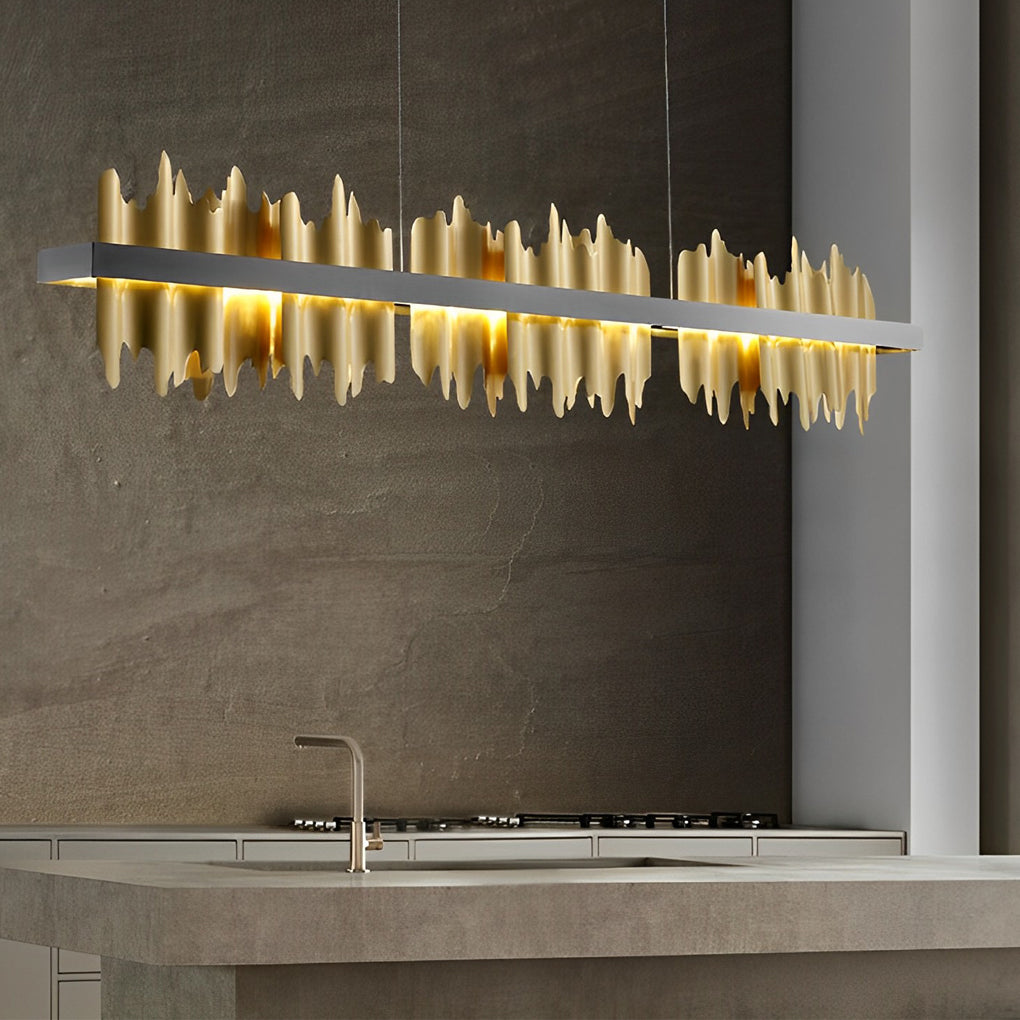 WINTERDALE MOUNTAIN RANGE LED CHANDELIER WITH CONTINUOUS DIMMING