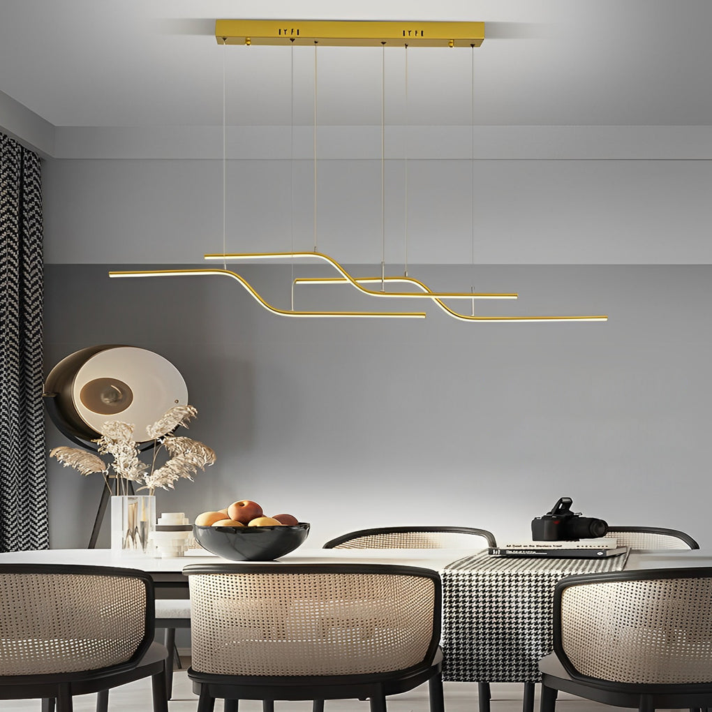 WINDSOR ZIGZAG REMOTE-CONTROLLED DIMMABLE NORDIC CHANDELIER