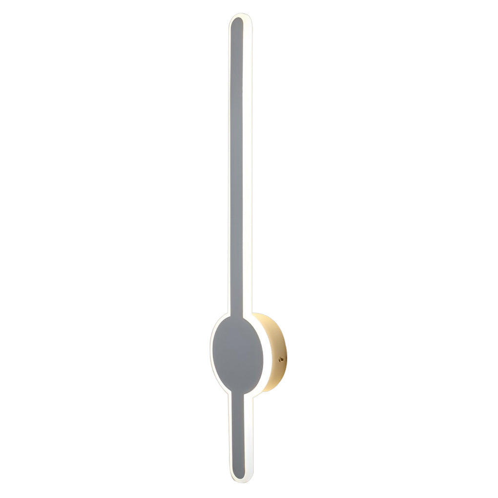 WINDSOR HARMONY LED WALL SCONCE WITH BLACK, GOLD, AND WHITE ACCENTS