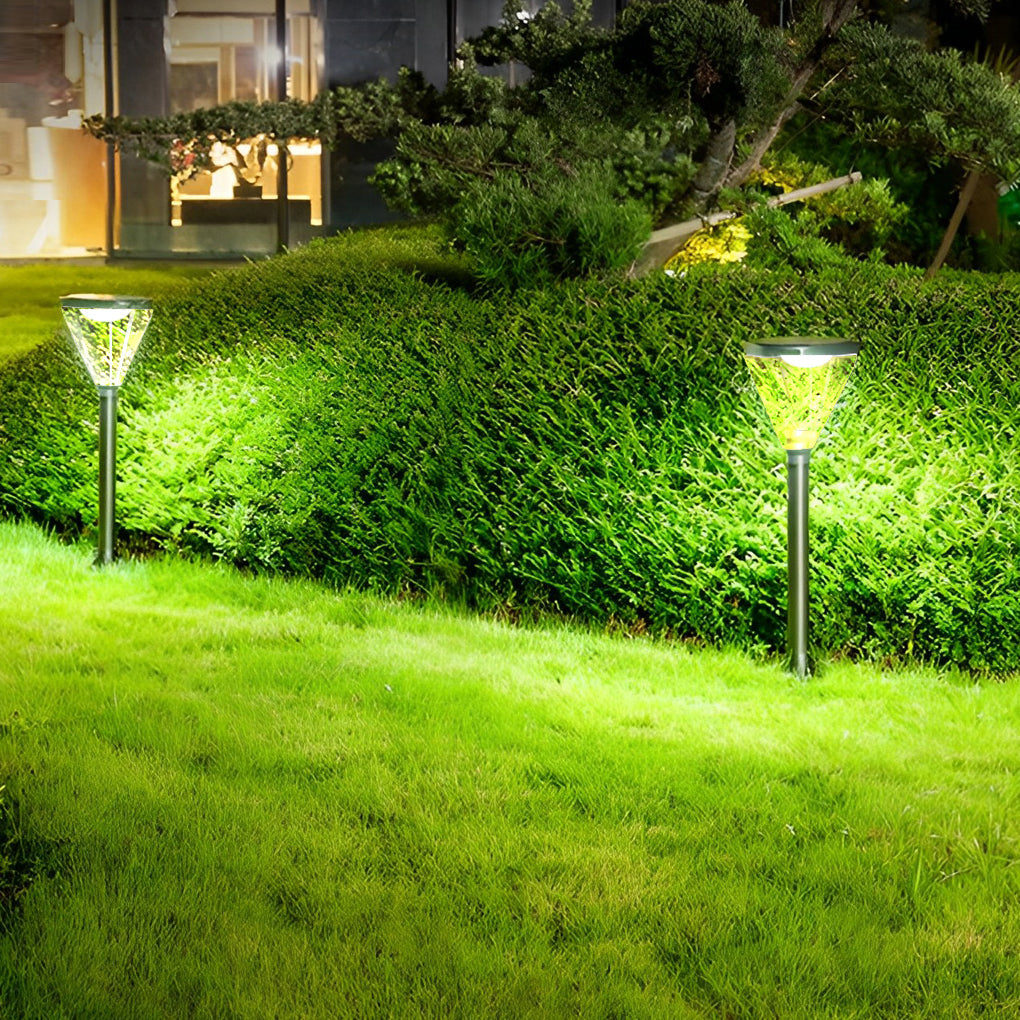 STANFORD BLACK SOLAR GARDEN LANTERN WITH SMART LIGHTING ADAPTATION
