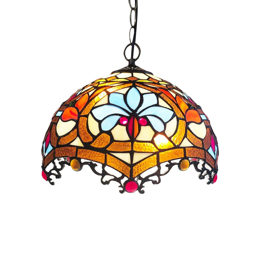 BEAUFORT VIBRANT GLASS BAROQUE CHANDELIER