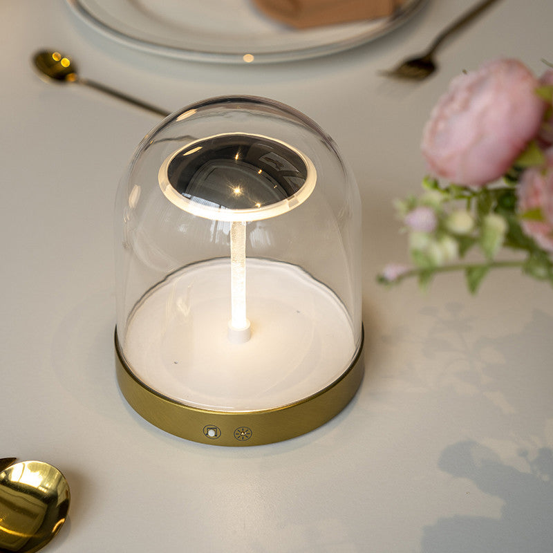 WHIMSY GLASS ENCHANTED LANTERN TABLE LIGHT