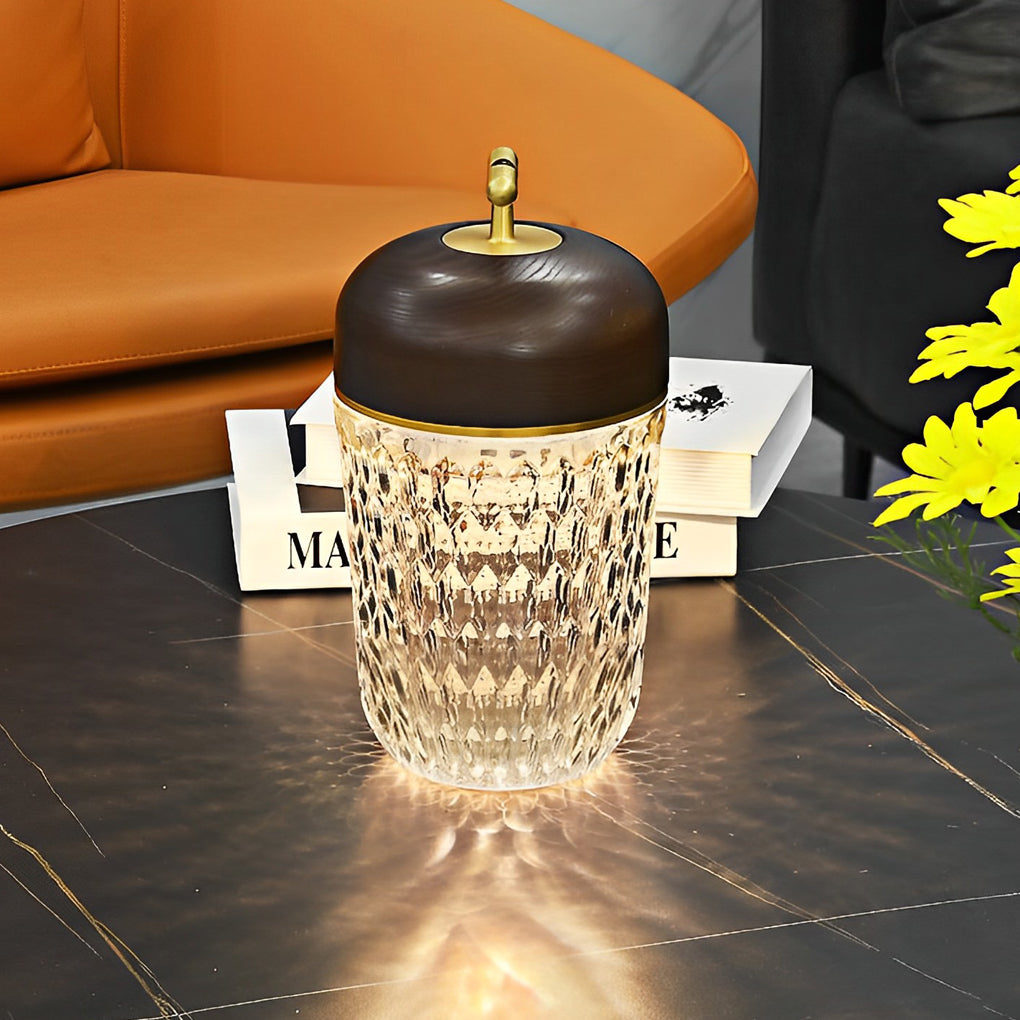 WINDSOR CRYSTAL CUP-SHAPED TABLE LANTERN
