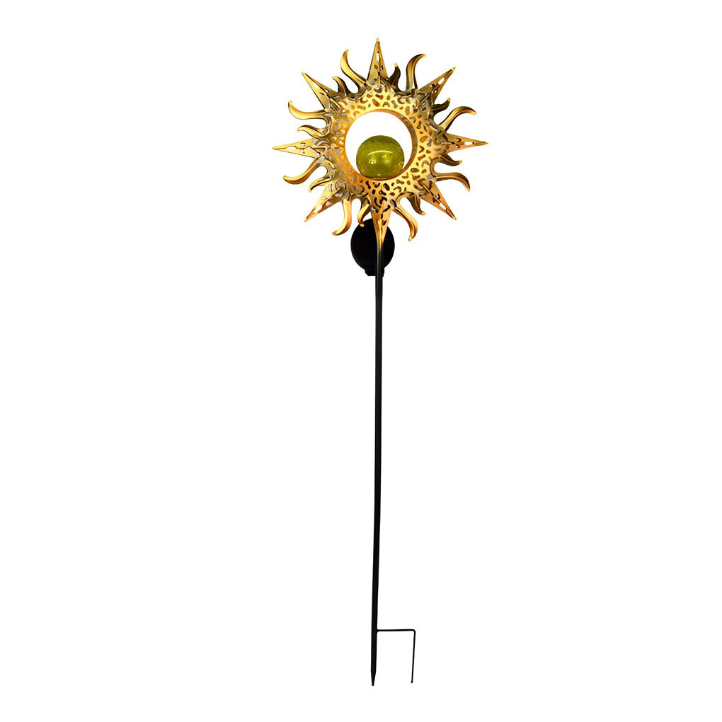 ASTRAL EMBER SOLAR GARDEN LANTERN WITH CELESTIAL PROJECTION