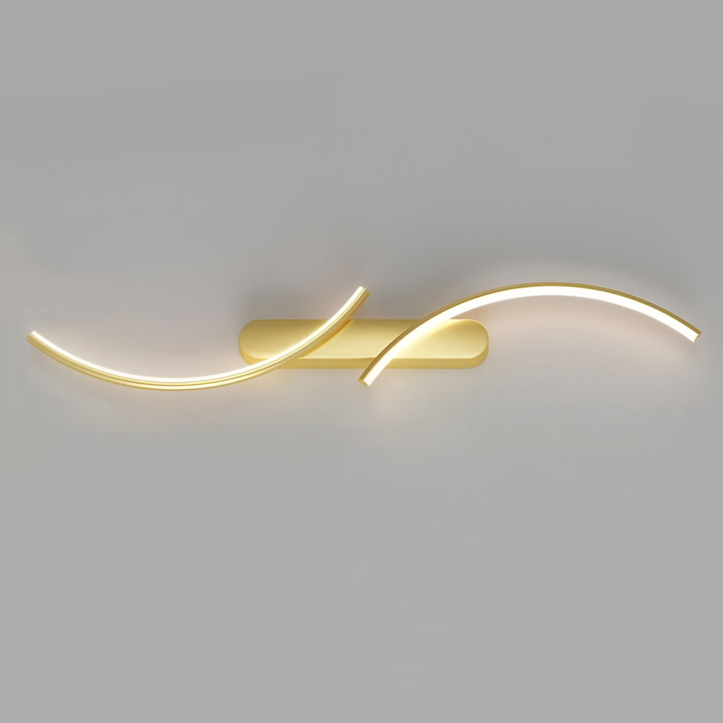 WINDSOR CURVED TRIO-TONE LED WALL LANTERN