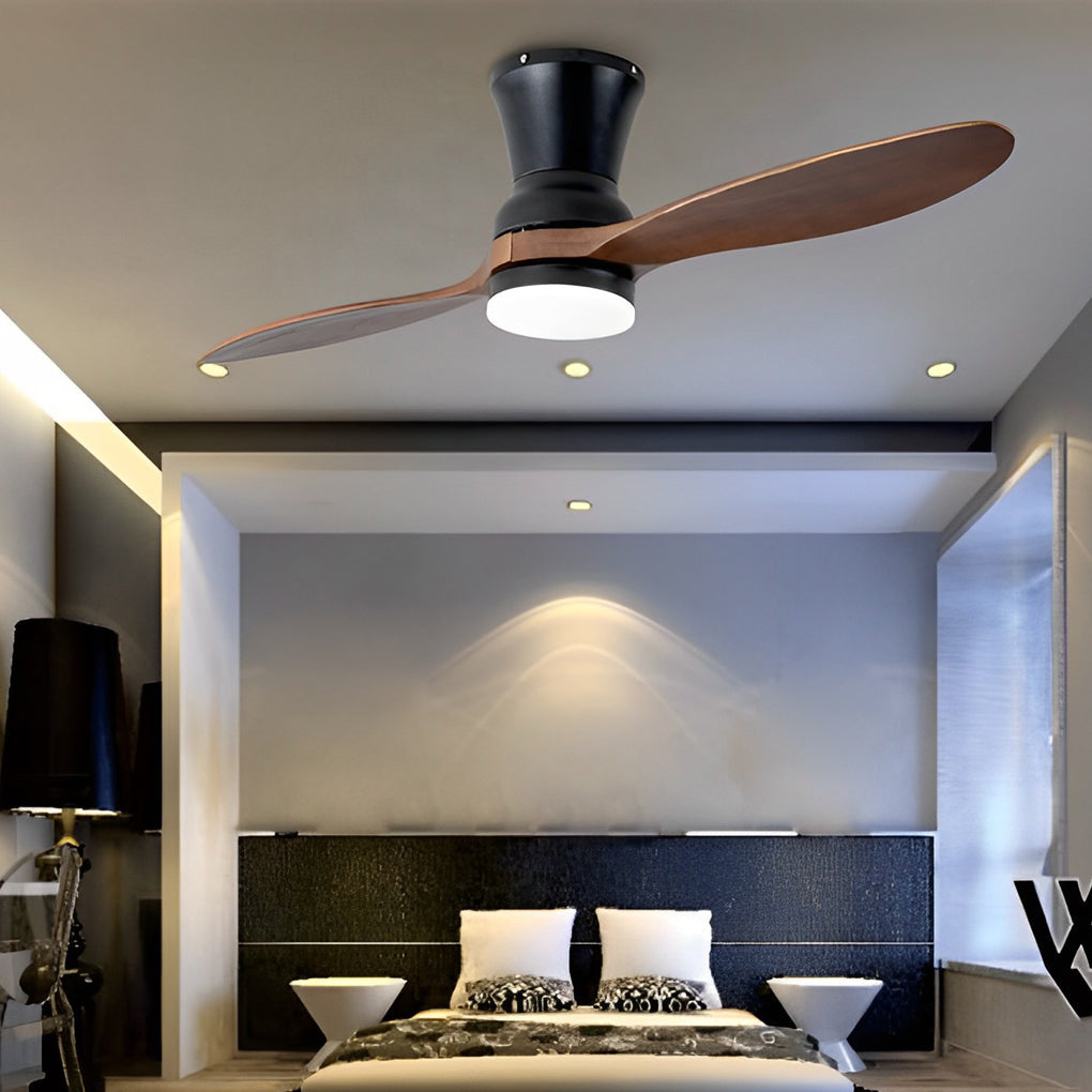 FENWICK 2-BLADE DIMMABLE LED CEILING FAN WITH REMOTE CONTROL