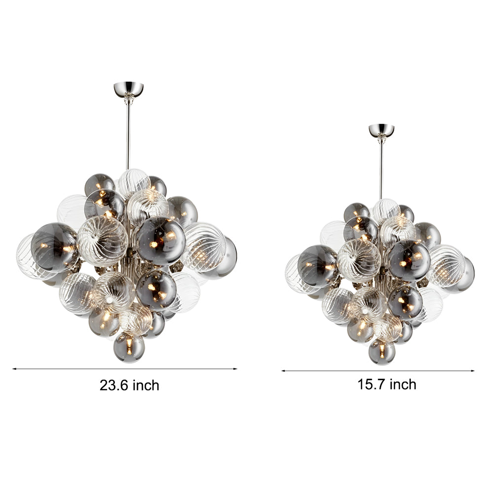 FENWICK ORBITAL GLASS CHANDELIER