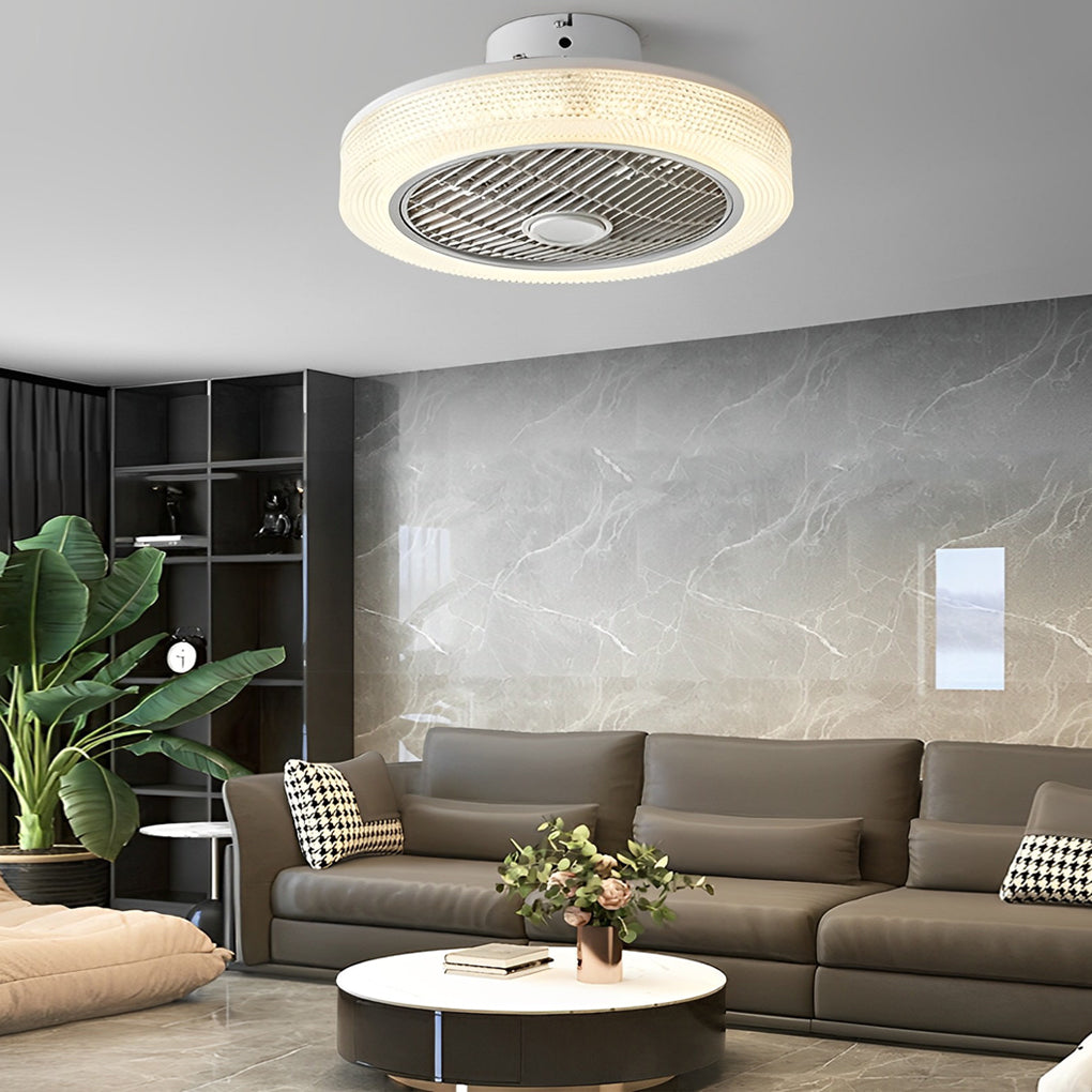 WINDSOR WHISPER BLADLESS CEILING FAN WITH WARM LED LIGHT