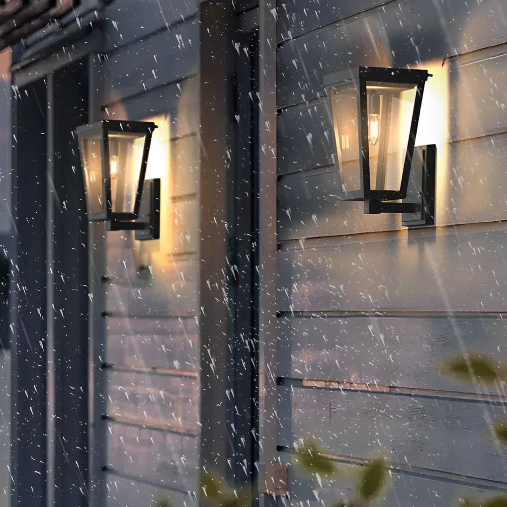 WINTHROP RECTANGULAR OUTDOOR LED SCONCE WITH DUAL POWER OPTIONS