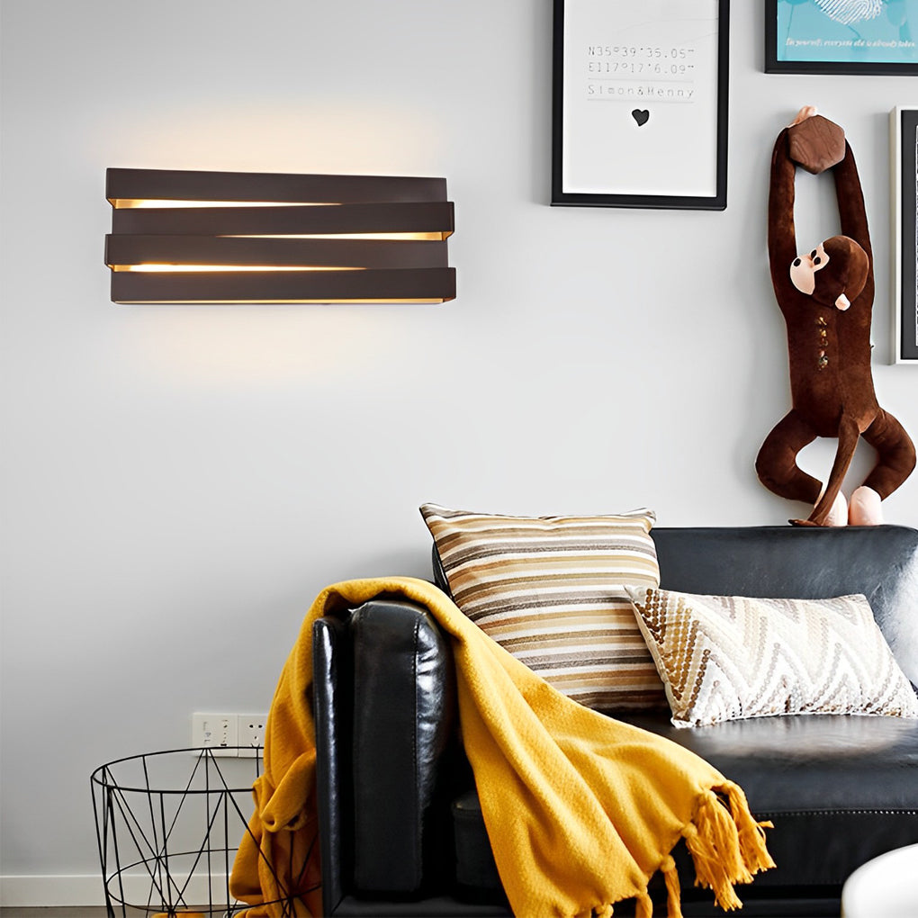 BRAMBLETON MODERN GEOMETRIC LED WALL SCONCE