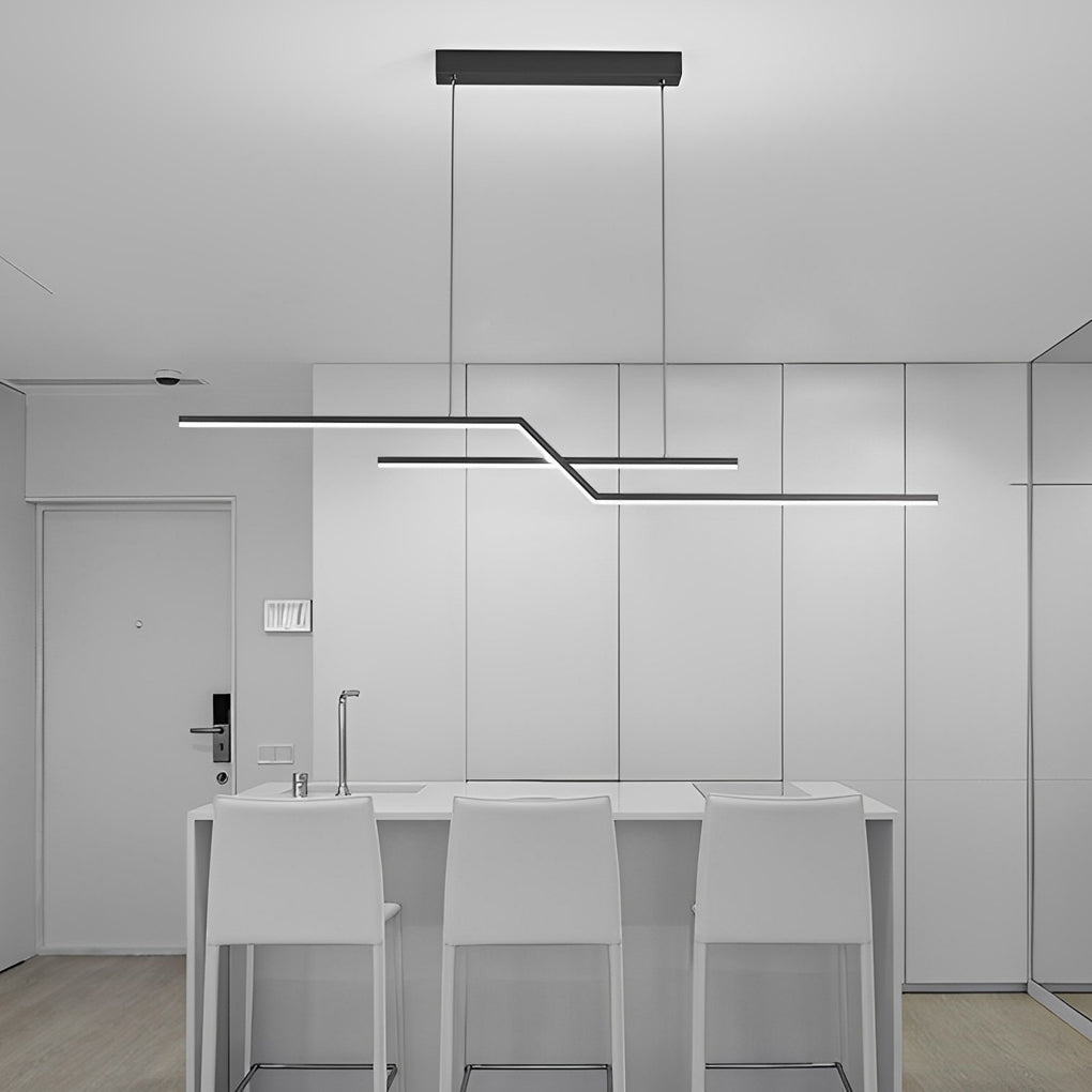 FENWICK MODERN LINEAR DIMMING CHANDELIER