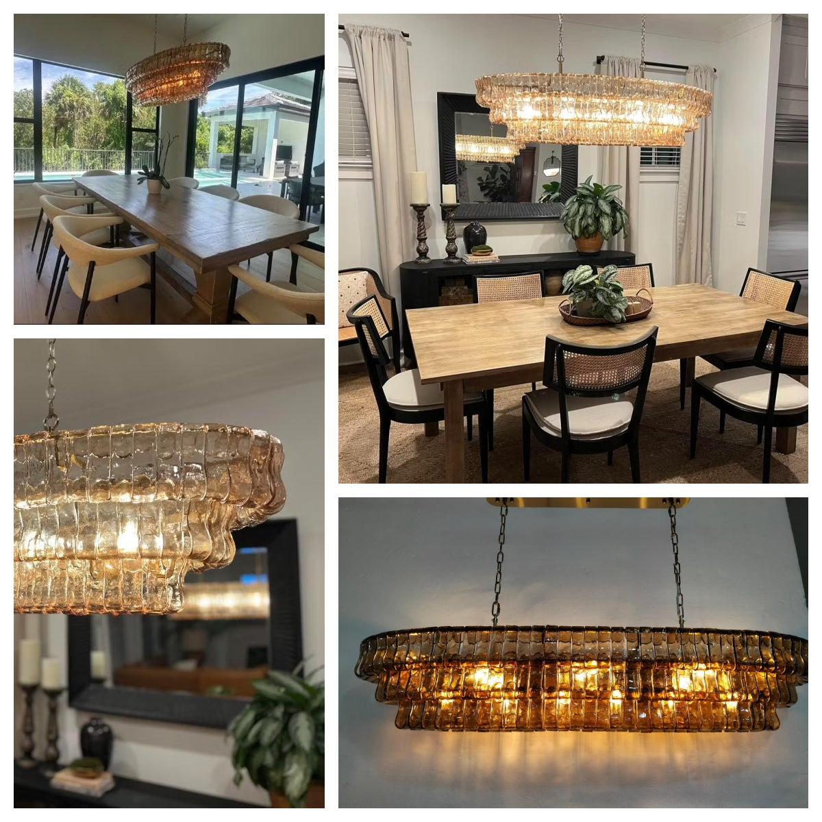 VITTORIO SMOKED GLASS OVATE CEILING LANTERN