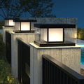 WINDSOR SOLAR-POWERED FENCE POST LUMINAIRE WITH ACRYLIC GLOW