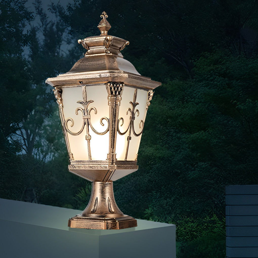 BRACKENDALE VINTAGE PATTERNED SOLAR FENCE LIGHTS