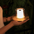 CHISWICK CORDLESS CYLINDRICAL LAMP WITH TRAY BASE