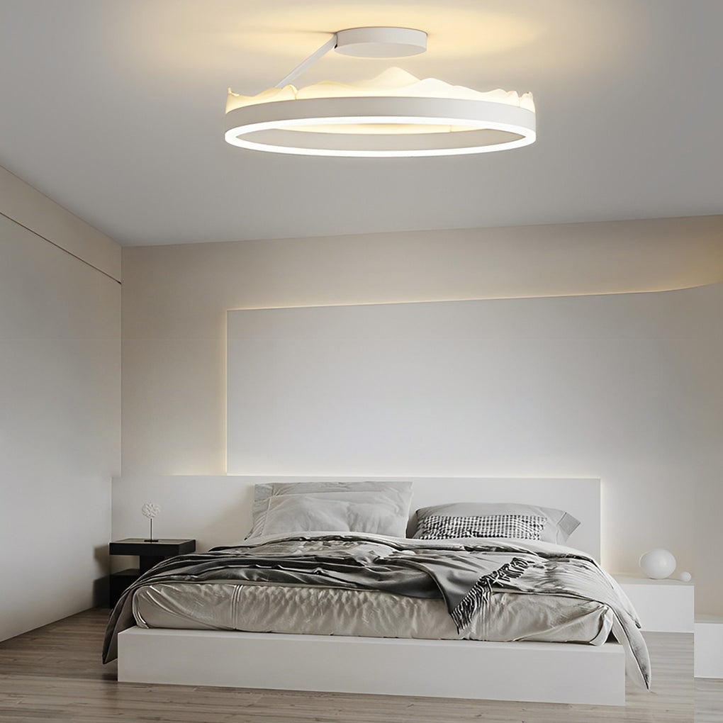 WINTHORPE CIRCULAR DIMMABLE LED CEILING FIXTURE