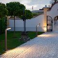 WINDSOR BLACK ALUMINUM GARDEN BEACON, MODERN LED OUTDOOR ILLUMINATION