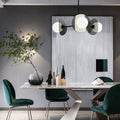 WINTERBOURNE COPPER AND GLASS ORB CHANDELIER