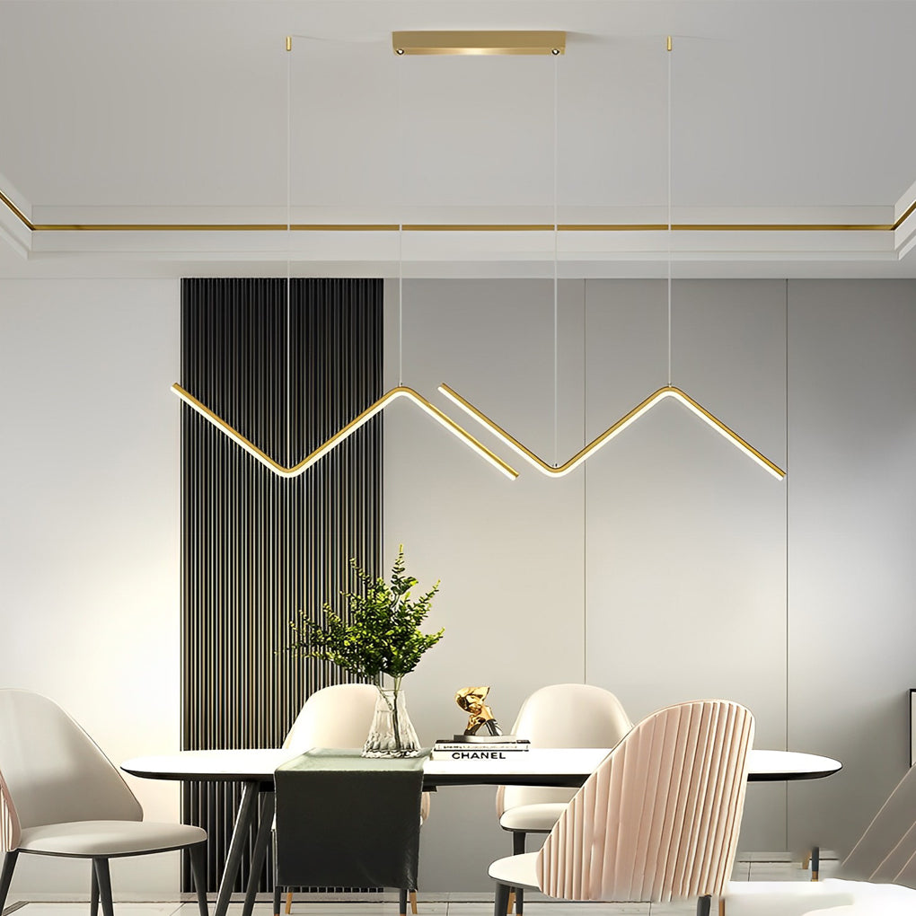 WINTERBORN WAVY TRIO DIMMER CHANDELIER