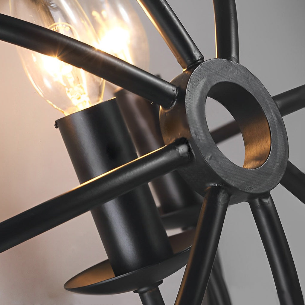 WINDSOR CAST IRON HEMISPHERICAL WALL LANTERN