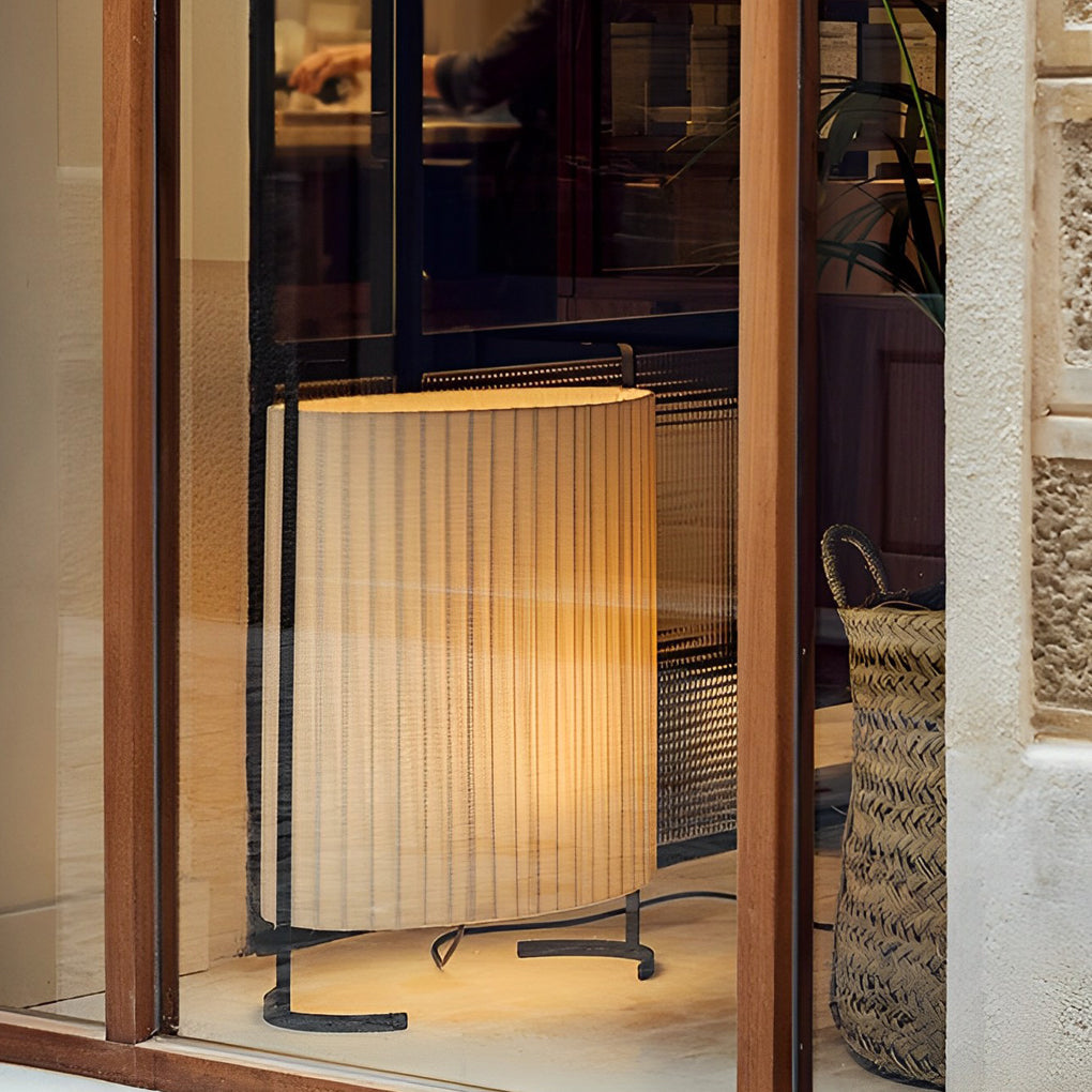 FENWICK 42-INCH JAPANESE INFLUENCED OUTDOOR TEXTILE LANTERN