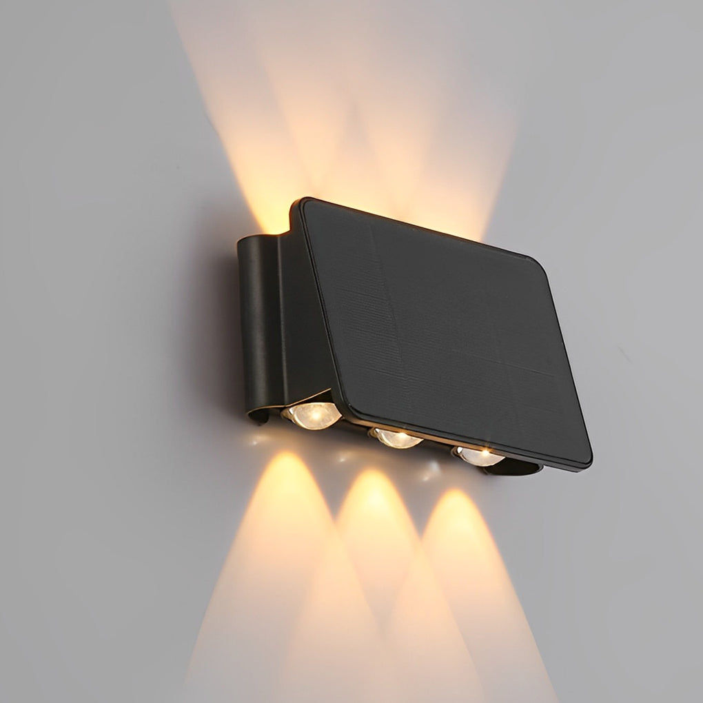 RIVERTON SOLAR-POWERED ILLUMINATION WALL SCONCE