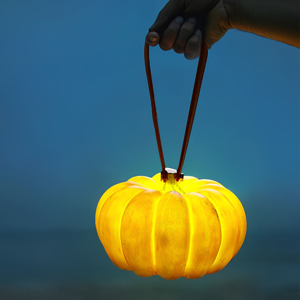 WHIMBLETON ILLUMINATED PUMPKIN GLOW ORB, USB RECHARGEABLE & WEATHERPROOF OUTDOOR LIGHT