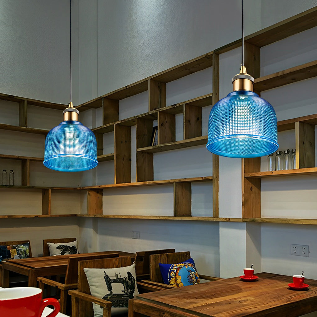WINTHROP CRYSTAL ORB METAL PENDANT LIGHT