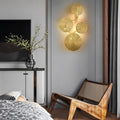 WINTHORPE STAINLESS STEEL LOTUS LEAF WALL SCONCE