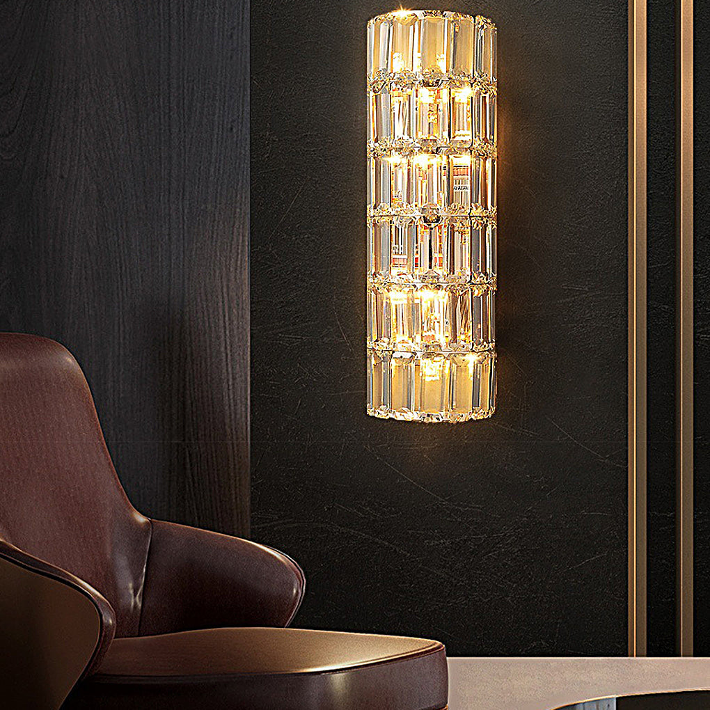 CHISWICK CRYSTAL TRILOGY WALL SCONCE