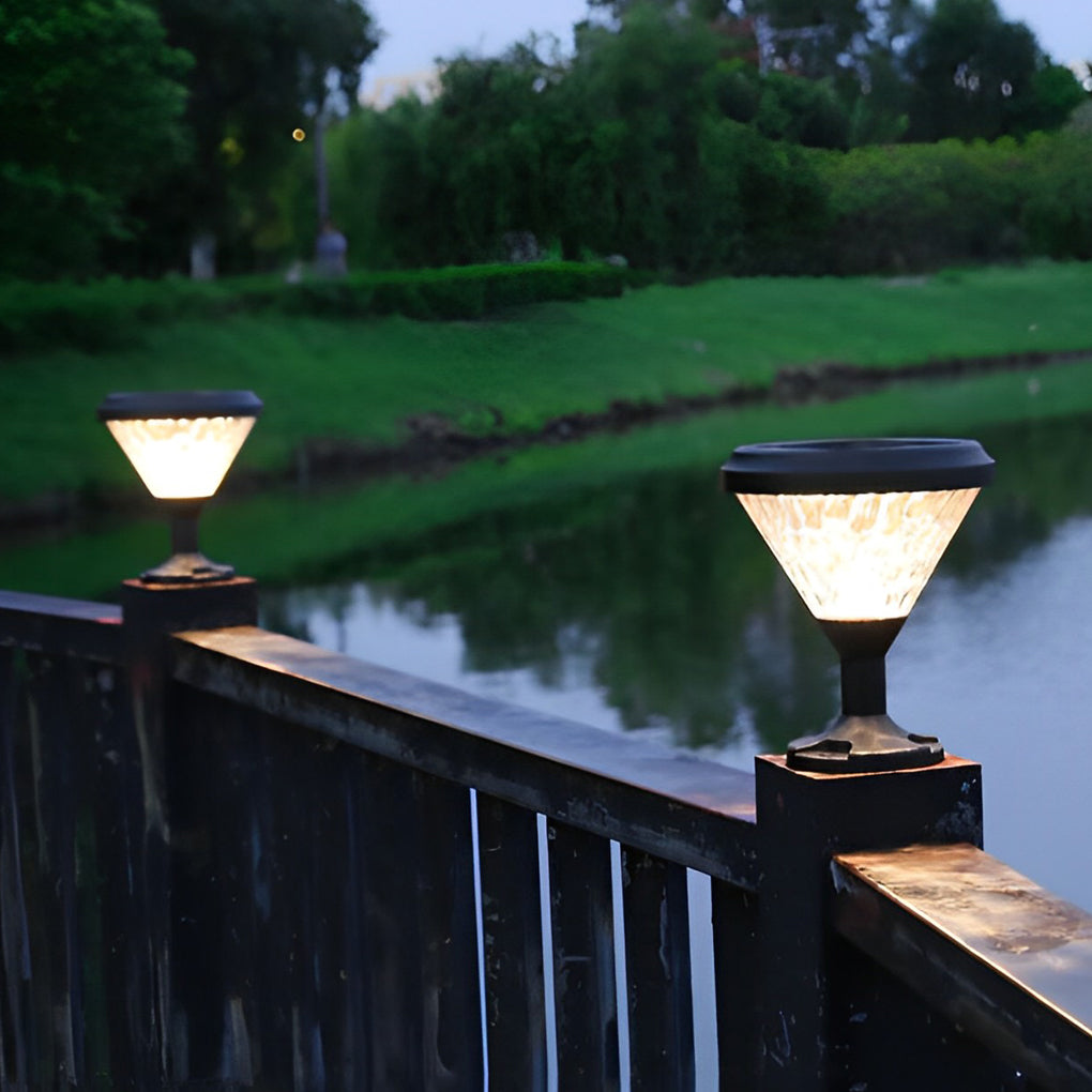 WINTERBOURNE RAINBOW GLOW SOLAR POST LANTERNS