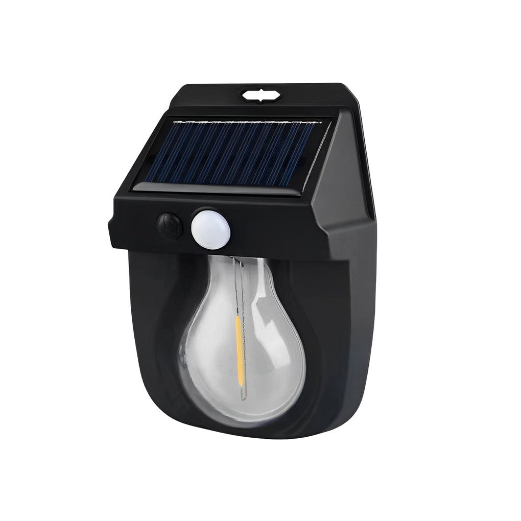 WINDSOR GLOW SOLAR WALL LANTERN WITH MOTION DETECTION