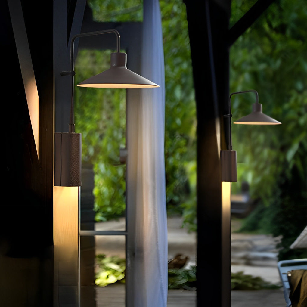 WINCHESTER RAINPROOF SWING ARM OUTDOOR WALL LIGHT