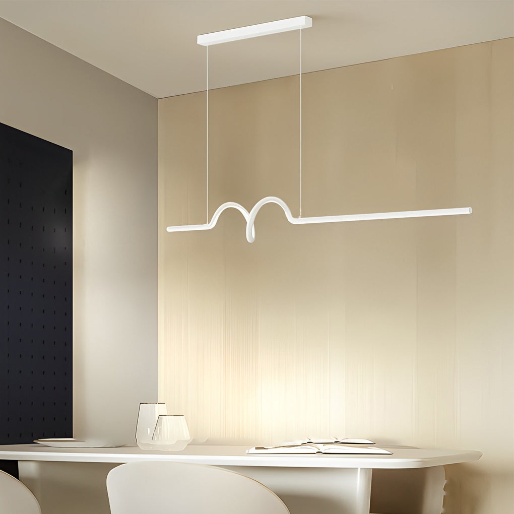 WINTERBOURNE WAVY LED SUSPENDED LIGHTING
