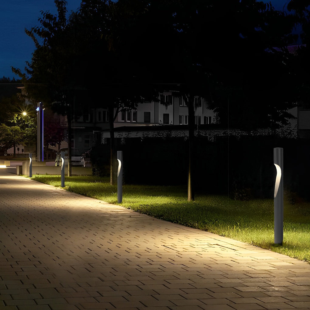 FENWICK SLATE GREY STAINLESS STEEL OUTDOOR ILLUMINATOR FOR PATHWAYS