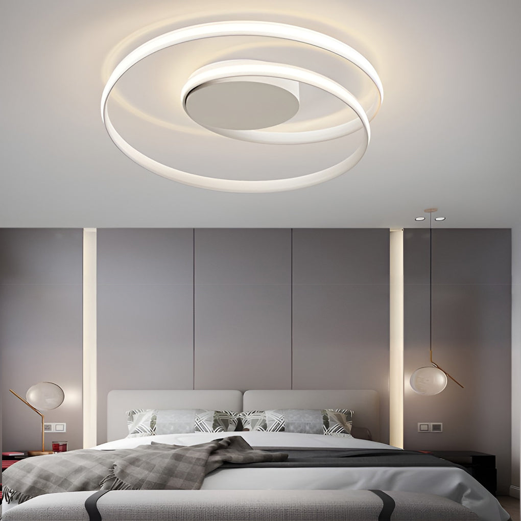 WINTHROP CIRCULAR DIMMABLE LED FLUSH MOUNT LIGHTING
