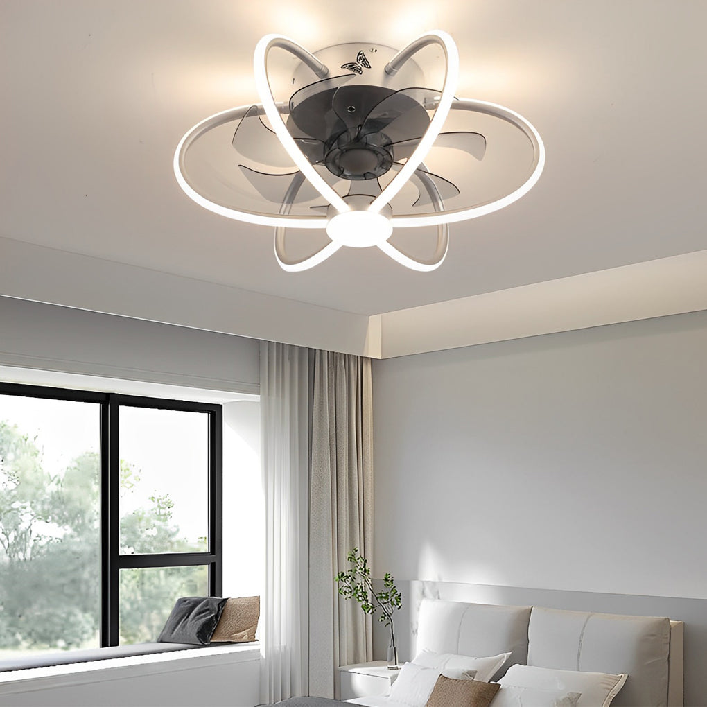FLORENTINE WHISPERS SMART LED CEILING FAN WITH REMOTE CONTROL