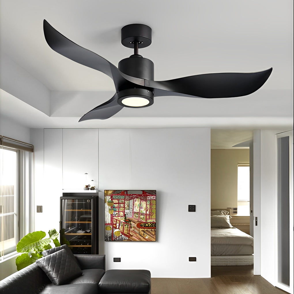 WINTERBOURNE WHISPERING BREEZE REMOTE CONTROL CEILING FAN WITH LED LIGHTING