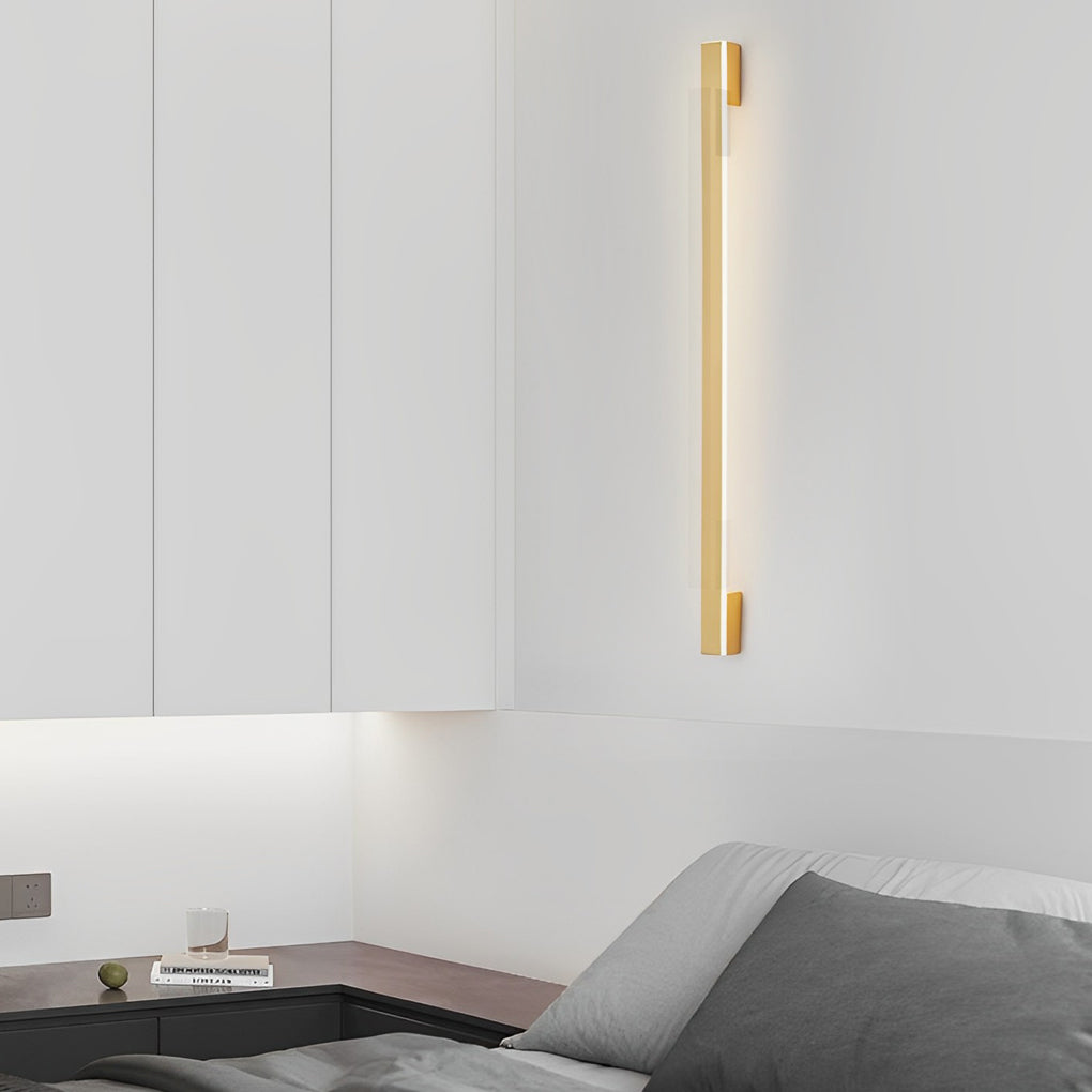 WINTHORPE COPPER TRIO DIMMING LINEAR WALL LAMP