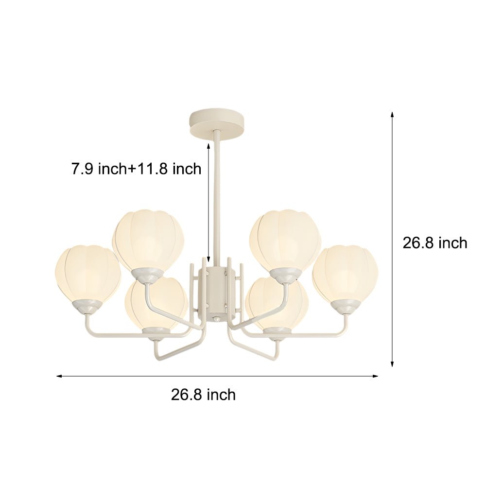 FLORENCE TRIPLE LUMEN BLOOMING ORCHID HANGING LANTERN