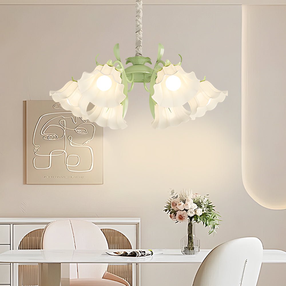 BELLEFONTE FLORAL TRIO DIMMER CHANDELIER