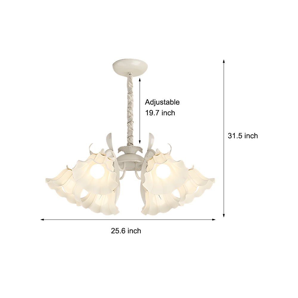 BELLEFONTE FLORAL TRIO DIMMER CHANDELIER