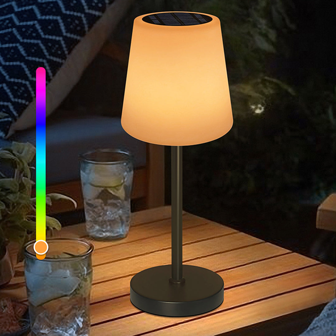 WINCHESTER RAINPROOF SOLAR ILLUMINATED DESK LANTERN WITH REMOTE CONTROL