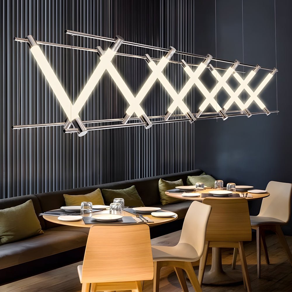 WINSLOW ACRYLIC TUBE MODERNIST ISLAND LIGHTING FIXTURE"
2. "TAVISTOCK GEOMETRIC TUBE LED HANGING LANTERN"
3. "FENWICK ILLUMINATED TUBE PENDANT FOR KITCHEN ISLAND"
4. "LARCHMONT CONTEMPORARY TUBE LED SUSPENDED LIGHT"
5. "BROMLEY ARTISAN TUBE PENDANT LIGHTI