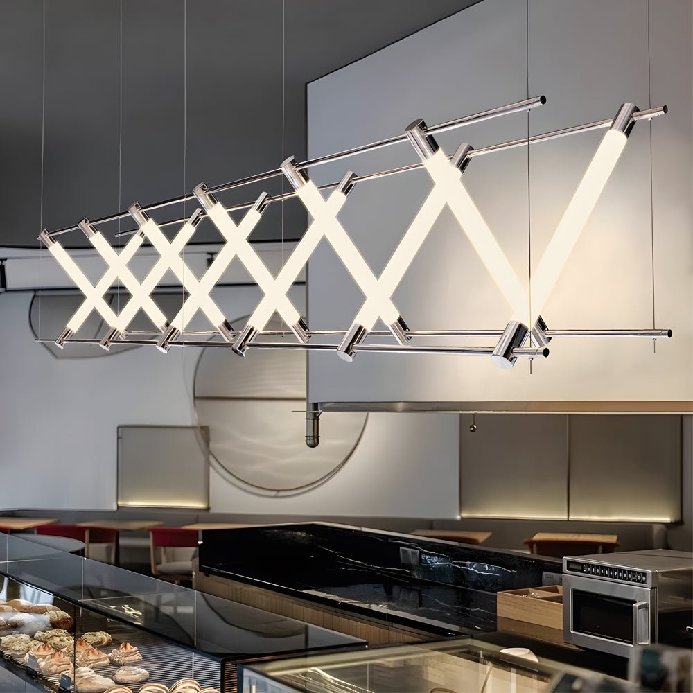 WINSLOW ACRYLIC TUBE MODERNIST ISLAND LIGHTING FIXTURE"
2. "TAVISTOCK GEOMETRIC TUBE LED HANGING LANTERN"
3. "FENWICK ILLUMINATED TUBE PENDANT FOR KITCHEN ISLAND"
4. "LARCHMONT CONTEMPORARY TUBE LED SUSPENDED LIGHT"
5. "BROMLEY ARTISAN TUBE PENDANT LIGHTI