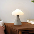 WINTHORPE METALLIC MUSHROOM-FORM LED TABLE LAMP
