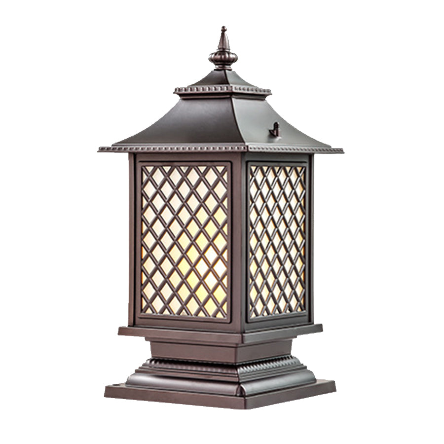 RAVENWOOD TRIPLE-TONE WATER-RESISTANT PILLAR LIGHT